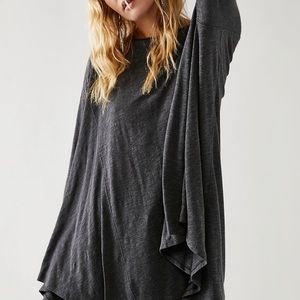 Free People Aria Trapeze Long Sleeve Tee 🦅